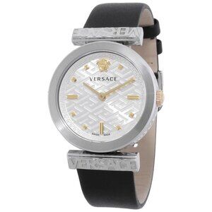 FX04389B NWT Versace Fashion Ladies Quartz Steel Authentic Watch